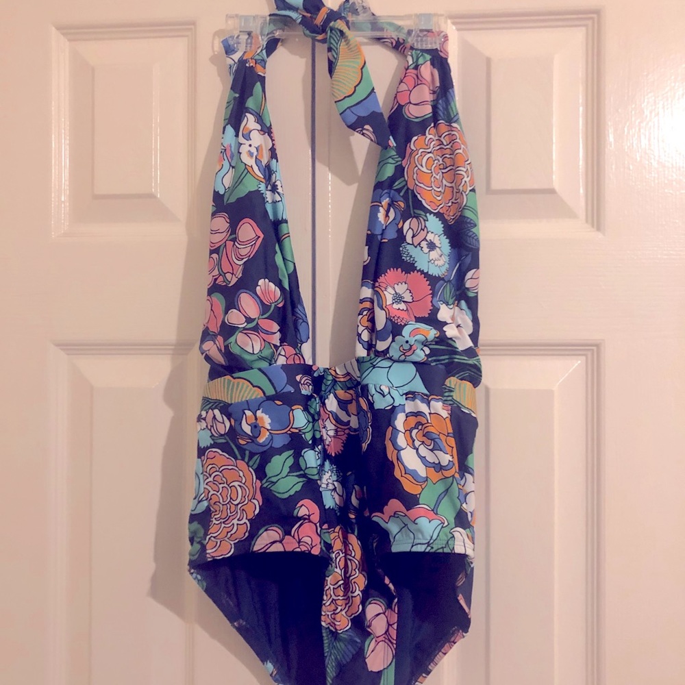 Navy modcloth swimsuit